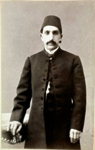 Ritratto del Sultano Abdulhamid II (1842-1918). Fotografia. Ankara, Società Storica Turca da Unknown photographer