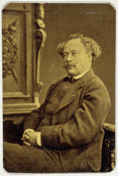Ritratto di Alexandre Dumas Jr. (1824 - 1895) nel 1884 da Unknown photographer