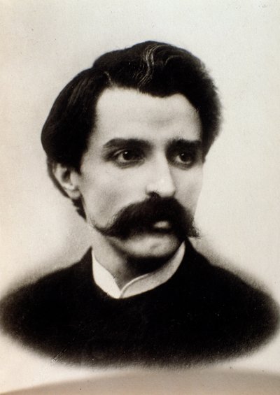 Ritratto di Alfredo Catalani (foto in bianco e nero) da Unknown photographer
