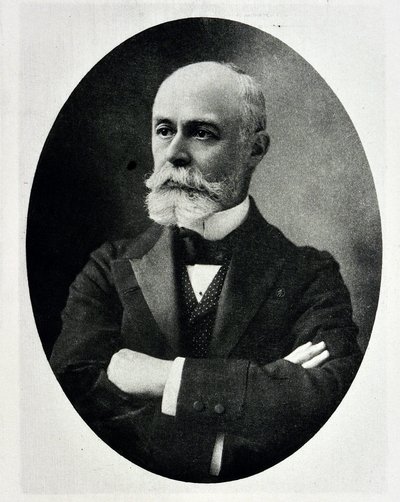 Ritratto di Antoine Henri Becquerel - fisico inglese, premio Nobel 1852-1908 da Unknown photographer