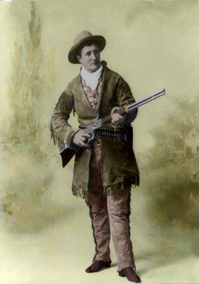 Ritratto di Calamity Jane (1852-1903) (Martha Canary 1852-1903) nel 1895 da Unknown photographer