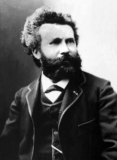Ritratto di Camille Flammarion (1842-1925), astronomo e giornalista scientifico francese da Unknown photographer