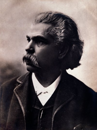 Ritratto di Carlos Andrea Gomes (Gomez) (1836-1896) compositore brasiliano da Unknown photographer