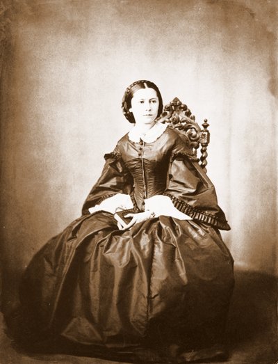 Ritratto di Clara Schumann (1819 - 1896), moglie di Robert Schumann da Unknown photographer