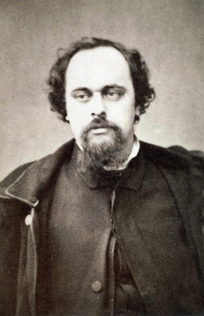 Ritratto di Dante Gabriel Rossetti (1828-1882) - Circa 1860 da Unknown photographer