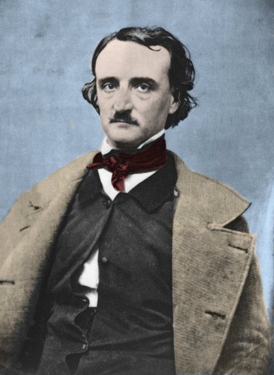 Ritratto di Edgar Allan Poe (1809-1849), scrittore americano. da Unknown photographer