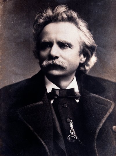 Ritratto di Edvard Grieg (1843-1907) compositore norvegese Fotografia. XIX secolo. Milano, Biblioteca del Conservatorio da Unknown photographer