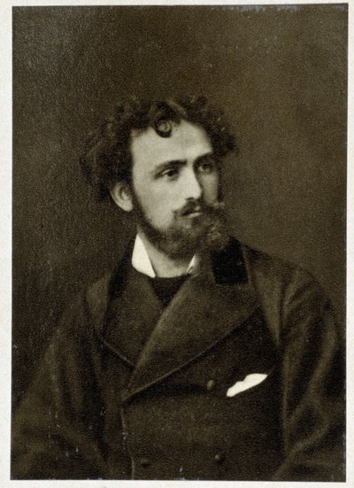 Ritratto di Eugène Delacroix (1798 - 1863) nel 1854 da Unknown photographer