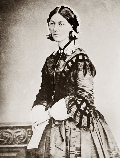 Ritratto di Florence Nightingale - Ritratto della filantropa britannica Florence Nightingale da Unknown photographer