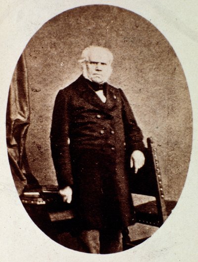 Ritratto di Francois Joseph Fetis (1794-1871) musicologo, compositore, critico e insegnante belga da Unknown photographer