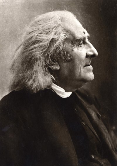 Ritratto di Franz Liszt (1811-1886), compositore e pianista ungherese. da Unknown photographer