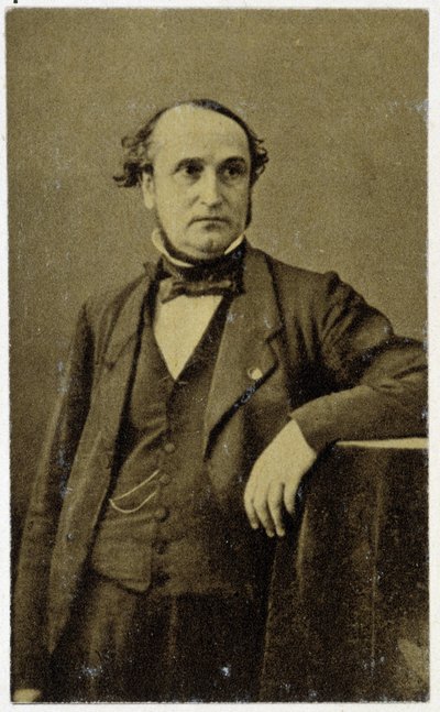 Ritratto di Frédéric Sauvage nel 1854, inventore francese (1786 - 1857): progettista di un