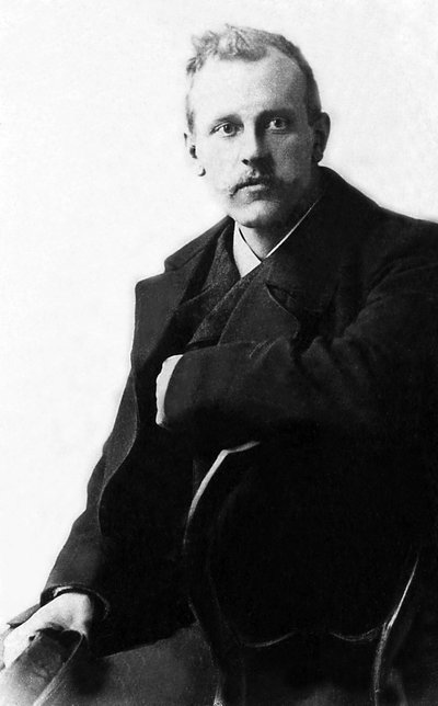 Ritratto di Fridtjof Nansen (1861-1930), esploratore e zoologo norvegese da Unknown photographer