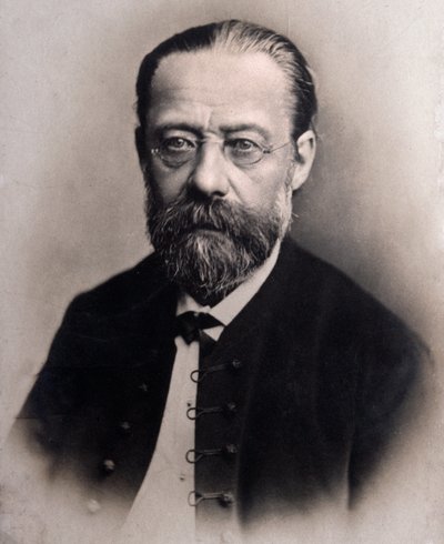 Ritratto di Friedrich Smetana (incisione da foto) da Unknown photographer