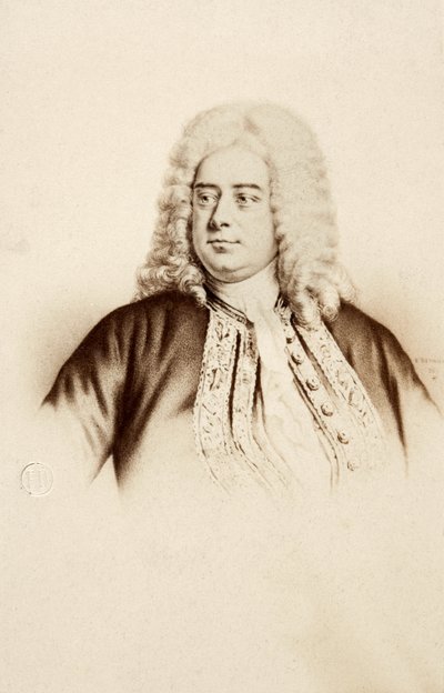 Ritratto di George Frideric Handel da Unknown photographer