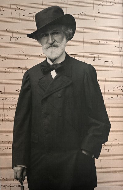 Ritratto di Giuseppe Verdi (foto) da Unknown photographer