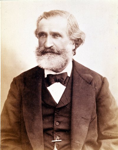 Ritratto di Giuseppe Verdi intorno al 1870. Museo della Scala di Milano. da Unknown photographer