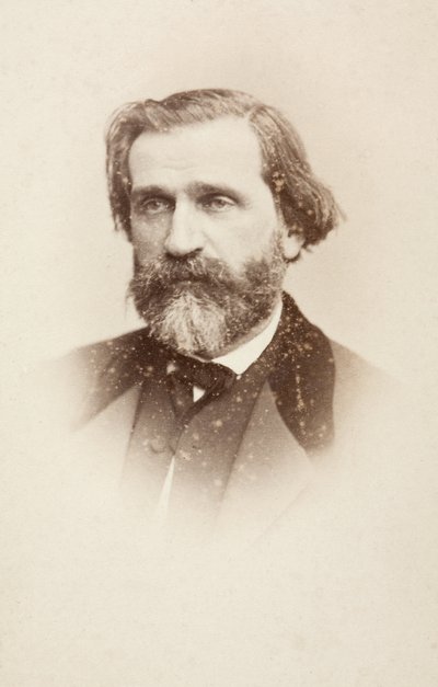 Ritratto di Giuseppe Verdi da Unknown photographer