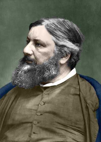 Ritratto di Gustave Courbet (1819-1877) da Unknown photographer