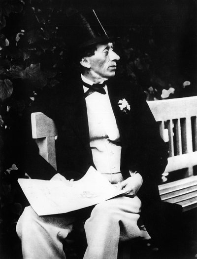 Ritratto di Hans Christian Andersen (1805-1875) autore danese da Unknown photographer