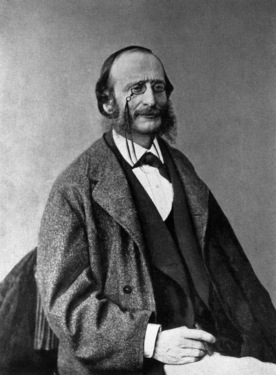 Ritratto di Jacques Offenbach, compositore tedesco naturalizzato francese da Unknown photographer