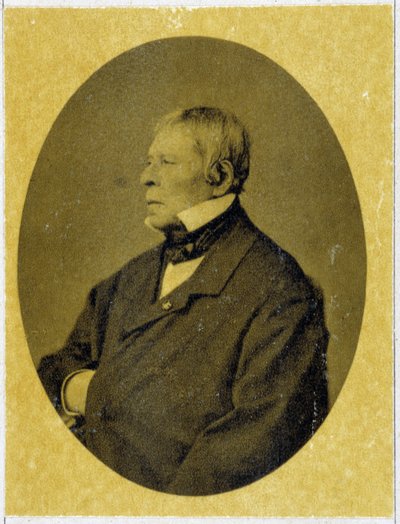Ritratto di Jean Auguste Dominique Ingres (1780 - 1867) nel 1841 da Unknown photographer