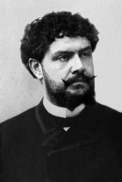 Ritratto di Jean Richepin (1849-1926), poeta, scrittore e romanziere francese da Unknown photographer