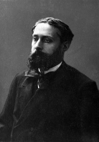 Ritratto di José Maria de Heredia (1842-1905), poeta francese di origine cubana. da Unknown photographer