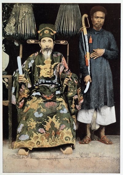 Ritratto del Kinh Luoc (Vice Re) di Tonchino, fine XIX secolo da Unknown photographer