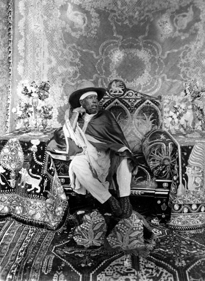 Ritratto di Menelik II (1844 - 1913), Imperatore d