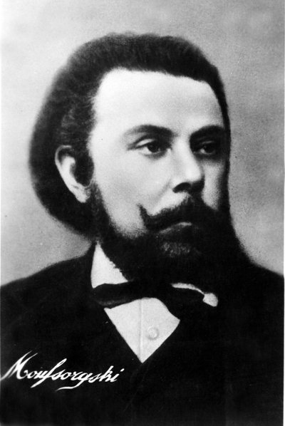 Ritratto di Modest Petrovich Musorgsky (1893-1881), compositore russo. Fotografia del XIX secolo da Unknown photographer