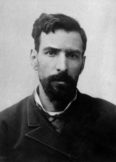 Ritratto di Pierre Savorgnan di Brazza (1852-1905), di origine italiana, esploratore francese in Africa Equatoriale. da Unknown photographer