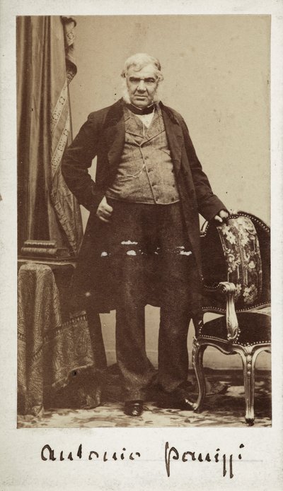 Ritratto del senatore Antonio Panizzi, direttore della Biblioteca del British Museum da Unknown photographer