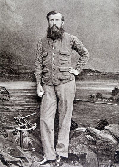 Ritratto di Speke, esploratore britannico (1827 - 1864) da Unknown photographer