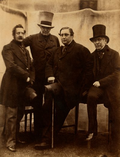 Ritratto di alcuni membri della famiglia Pepoli (esiliati carbonari italiani a Londra) da Unknown photographer