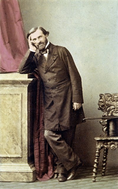 Ritratto del compositore italiano Giuseppe Verdi da Unknown photographer