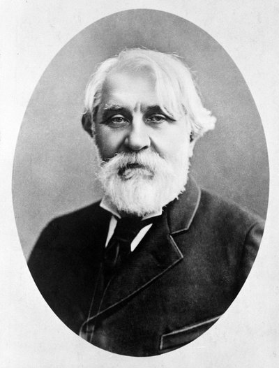 Ritratto dello scrittore russo Ivan Turgenev (1818 - 1883) da Unknown photographer