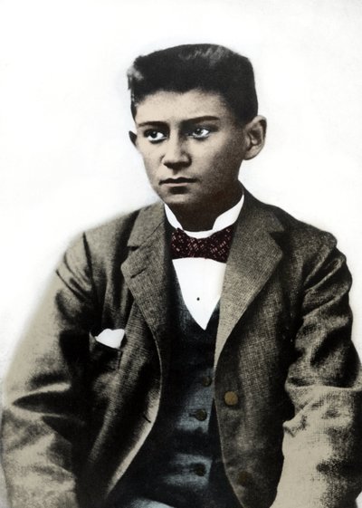 Ritratto del giovane Franz Kafka circa 1899 da Unknown photographer
