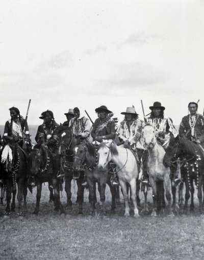 Indiani delle praterie, Canada, fine 19° secolo da Unknown photographer