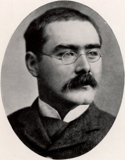 Rudyard Kipling (1865-1936) giornalista, romanziere e poeta inglese da Unknown photographer