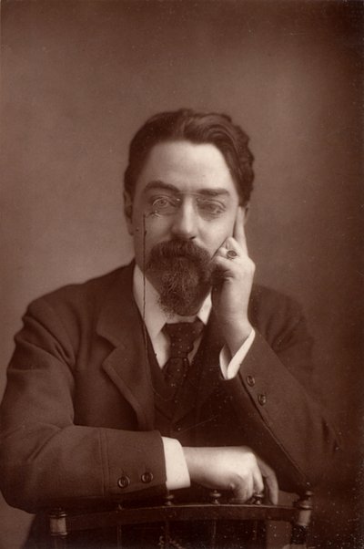 Sidney Webb, Barone Passfield (1859-1947) economista politico e riformatore sociale inglese, c.1890 da Unknown photographer