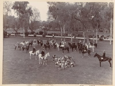 La caccia nella valle di Peshawar da Unknown photographer