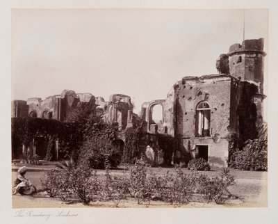 La Residenza di Lucknow, c.1885 da Unknown photographer