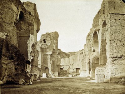 Le rovine delle terme di Caracalla a Roma da Unknown photographer