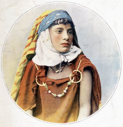 Donna tunisina. 1898 da Unknown photographer
