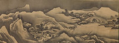 Paesaggio, XVII secolo da Unkoku Toban