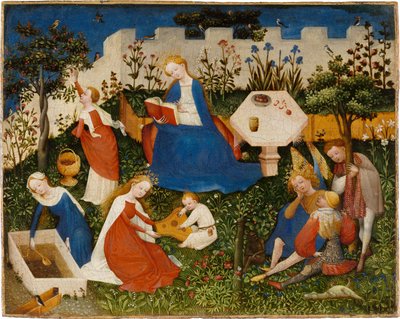 Il piccolo giardino del paradiso da Upper Rheinish Master