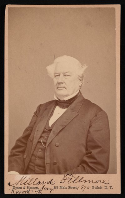 Ritratto di Millard Fillmore, 4 gennaio 1870 da Upson and Simson