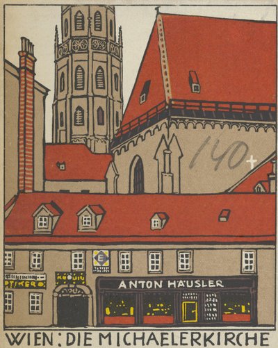 Vienna: Chiesa di San Michele (Wien: Die Michaelerkirche) (1908) da Urban Janke