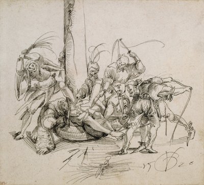 La flagellazione di Cristo da Urs (1485-1528) Graf